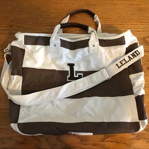 Striped Canvas Bag